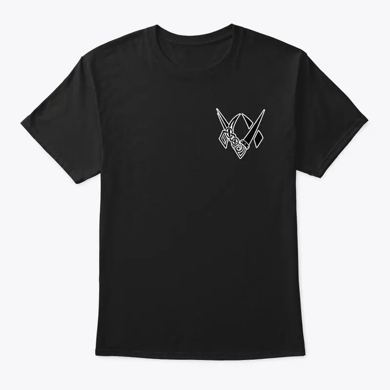 Valhalla White Logo Tee