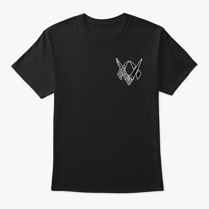 Valhalla White Logo Tee